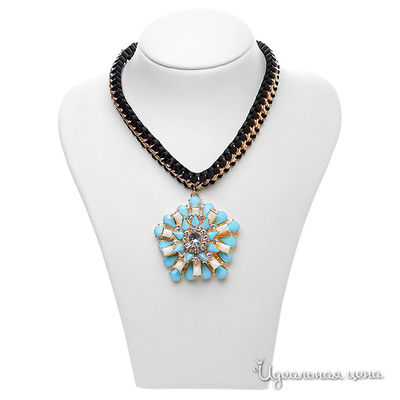 Колье Migura, цвет цвет черный,золотой,голубой,белый