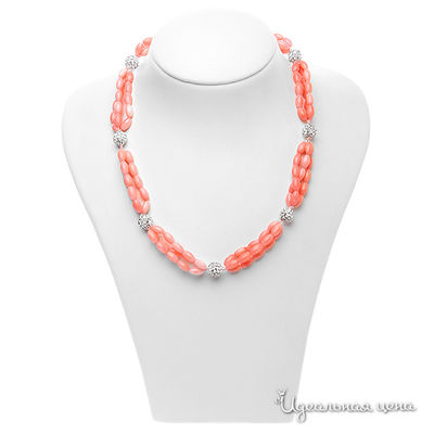 Бусы Migura, цвет цвет розовый,белый