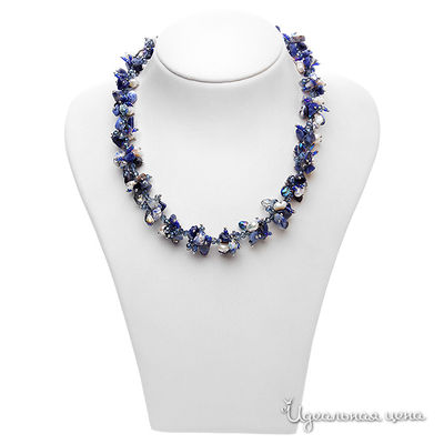 Бусы Migura, цвет цвет синий,серый,белый