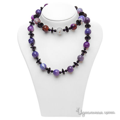 Бусы Migura, цвет цвет черный,фиолетовый