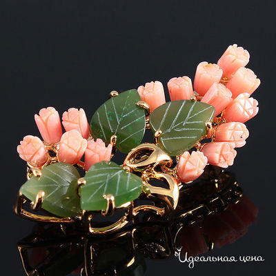 Брошь Migura, цвет золотой