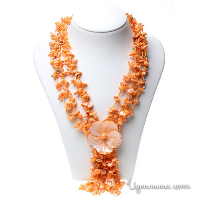 Колье Эсмеральда, цвет оранжевый