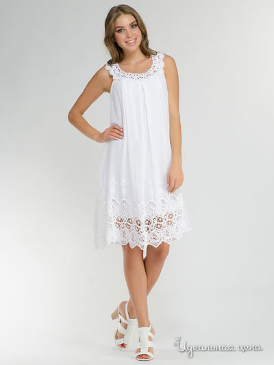 Платье Saxx, цвет белое