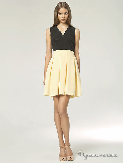 Платье Nife, цвет желтый, черный