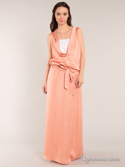 Платье F5, цвет персиковый