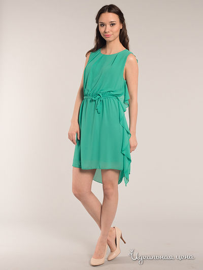 Платье F5 женское, зеленое