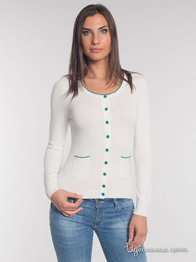 Кардиган F5, цвет белый