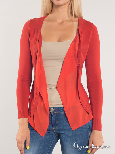 Кардиган F5, цвет кирпичный