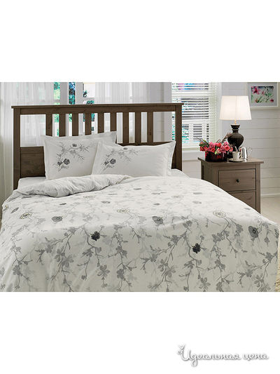 КПБ 1.5-спальное TAC, цвет серый