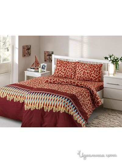 Комплект постельного белья семейный TAC, цвет коричневый