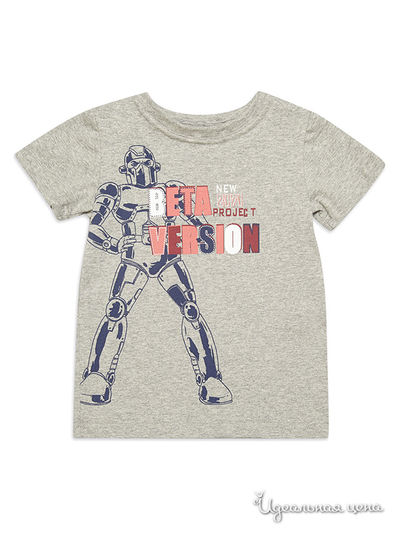 Лонгслив PlayToday, цвет серый, синий