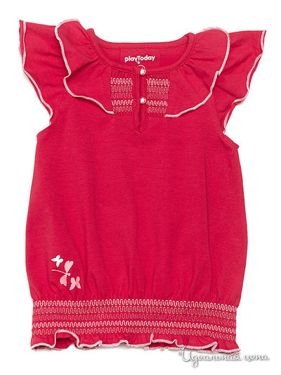 Футболка PlayToday, цвет коралловый