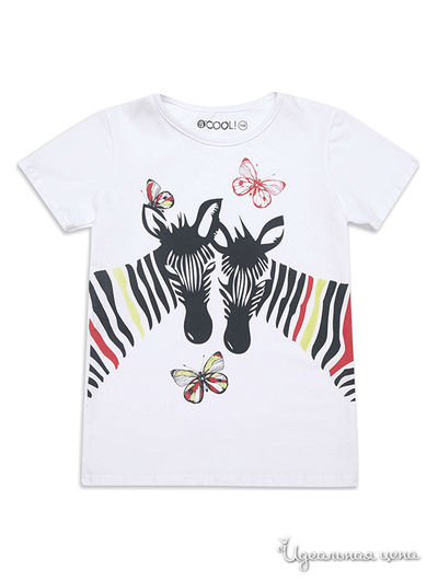 Футболка S’COOL!, цвет белый