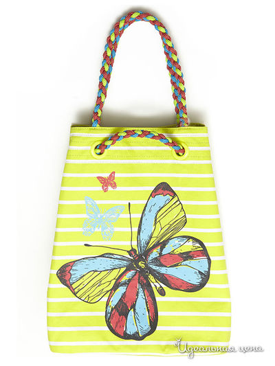 Сумка S’COOL!, цвет белый, желтый