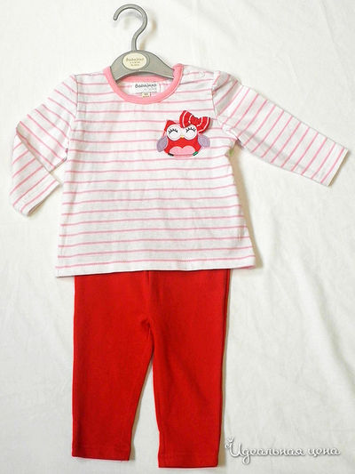 Комплект Babaluno, цвет красный