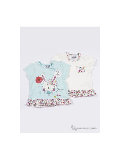 Комплект Babaluno, цвет белый, голубой