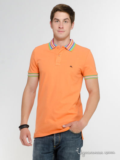 Поло Etro, цвет оранжевый
