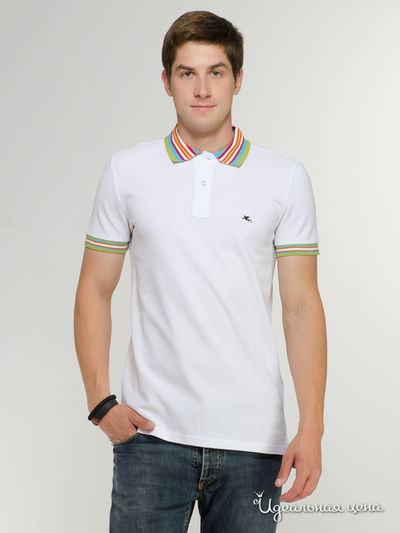 Поло Etro, цвет белый