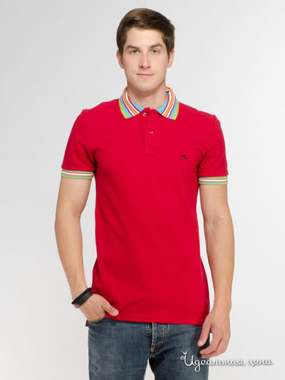 Поло Etro, цвет красный