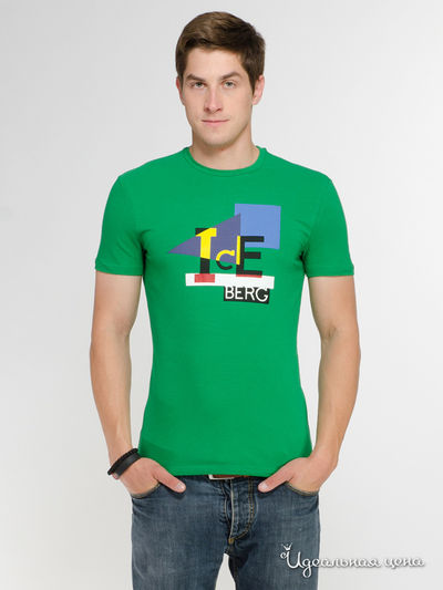 Футболка Iceberg, цвет зеленый