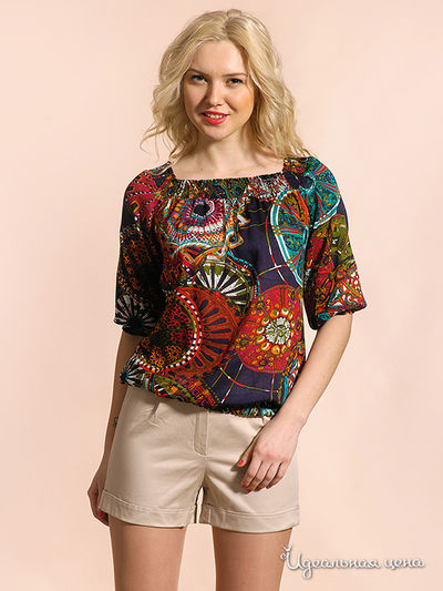 Блуза Laura Marelli, цвет мультиколор