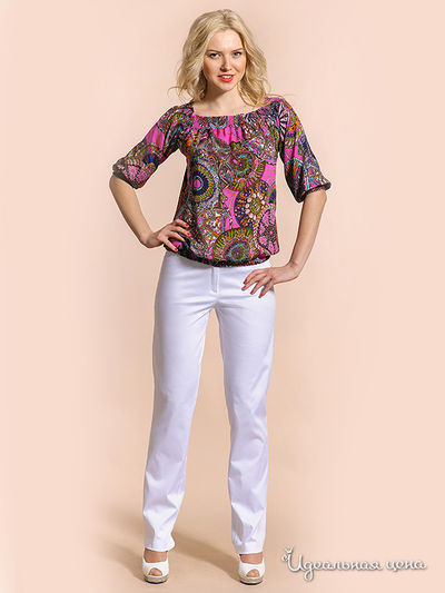 Брюки Laura Marelli, цвет белый