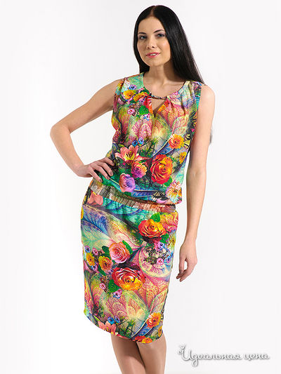 Платье Laura Marelli, цвет мультиколор