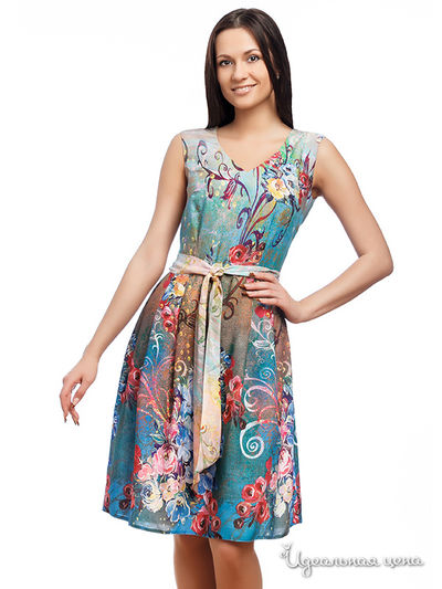 Платье Laura Marelli, цвет мультиколор