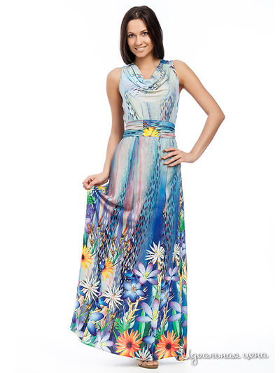 Платье Laura Marelli, цвет голубой