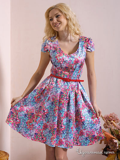 Платье Laura Marelli, цвет мультиколор