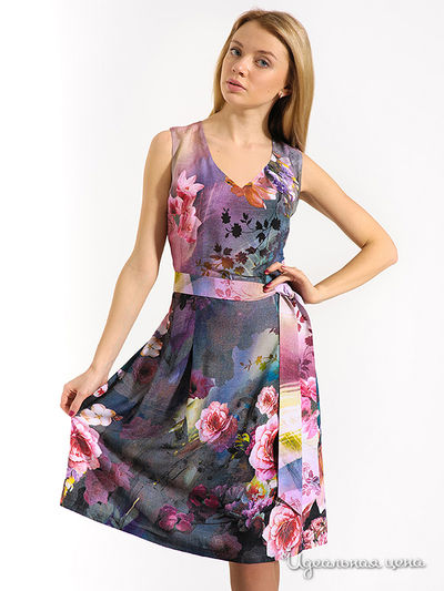 Платье Laura Marelli, цвет серый