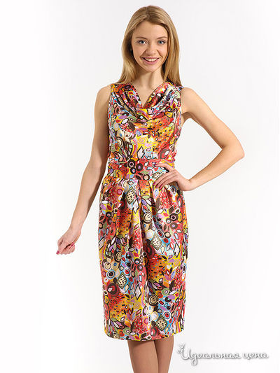 Платье Laura Marelli, цвет мультиколор