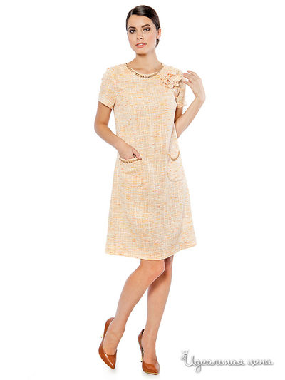 Платье Rita, цвет персиковый