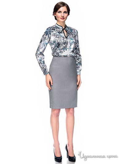 Блуза Devore, цвет серая