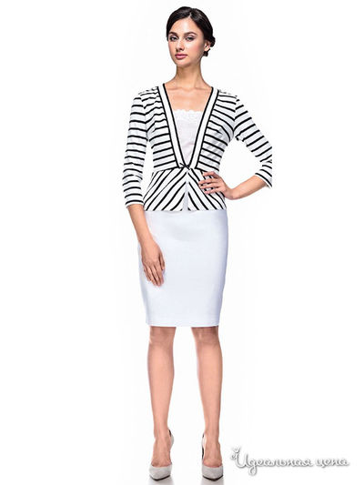 Жакет Devore, цвет черный, белый