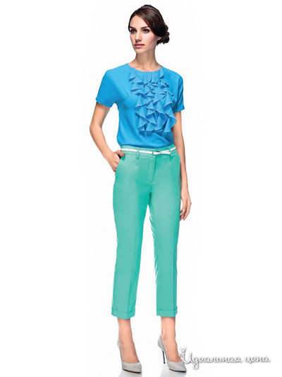 Блуза Devore, цвет голубая