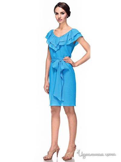 Платье Devore, цвет голубое