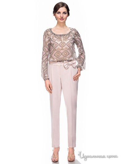 Блуза Devore, цвет коричневая