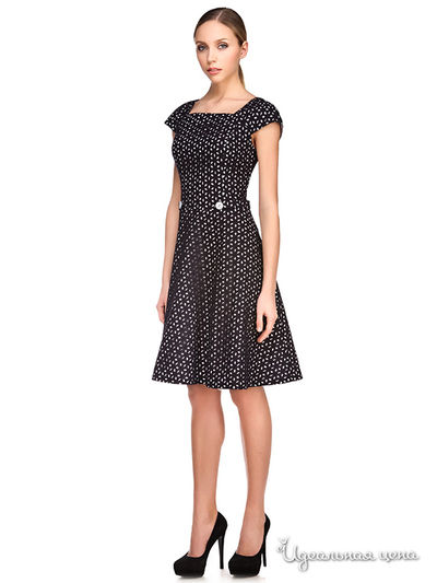 Платье Devore, цвет черное, белое