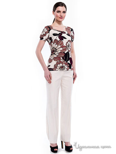 Блуза Devore, цвет коричневая