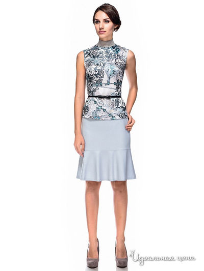 Юбка Devore, цвет голубая