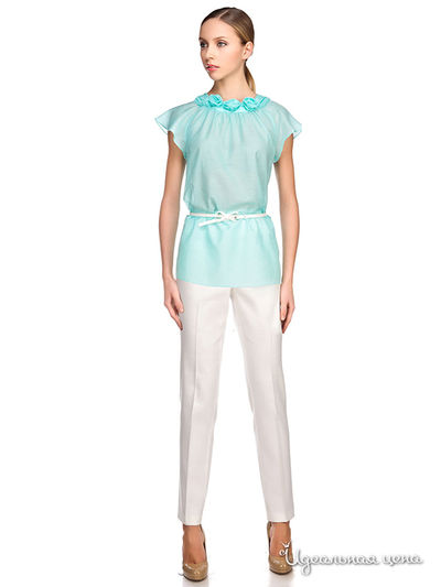 Блуза Devore, цвет зеленая