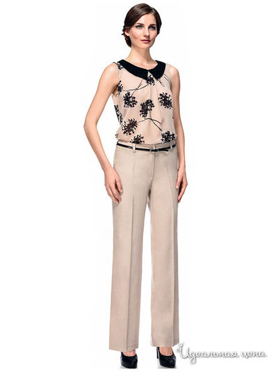 Блуза Devore, цвет коричневая