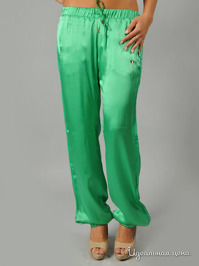 Брюки Pinko, цвет зеленые