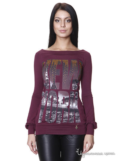 Лонгслив Eighth Sin, цвет бордовый