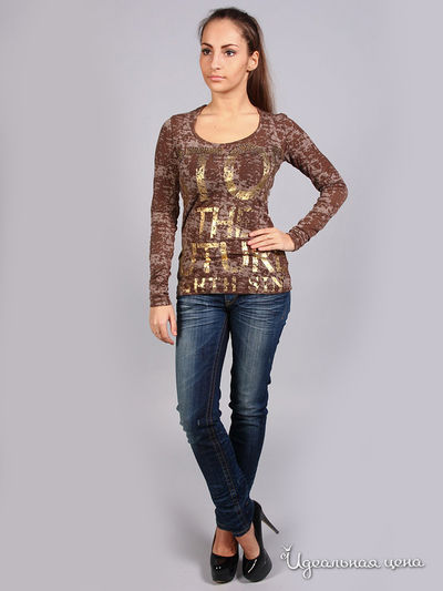 Лонгслив Eighth Sin, цвет коричневый