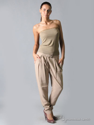 Брюки Pinko, цвет бежевые