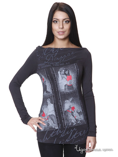 Лонгслив Eighth Sin, цвет серый