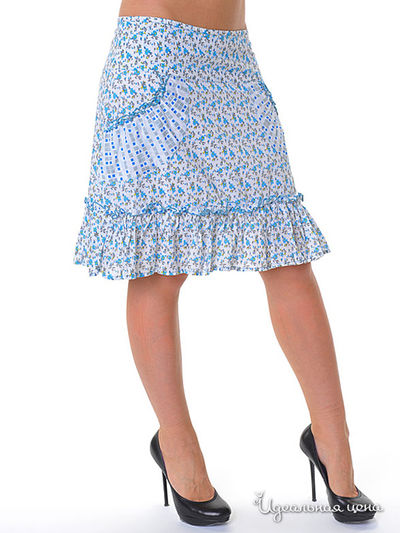 Юбка Silvian Heach, цвет голубая