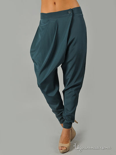 Брюки Pinko, цвет зеленые